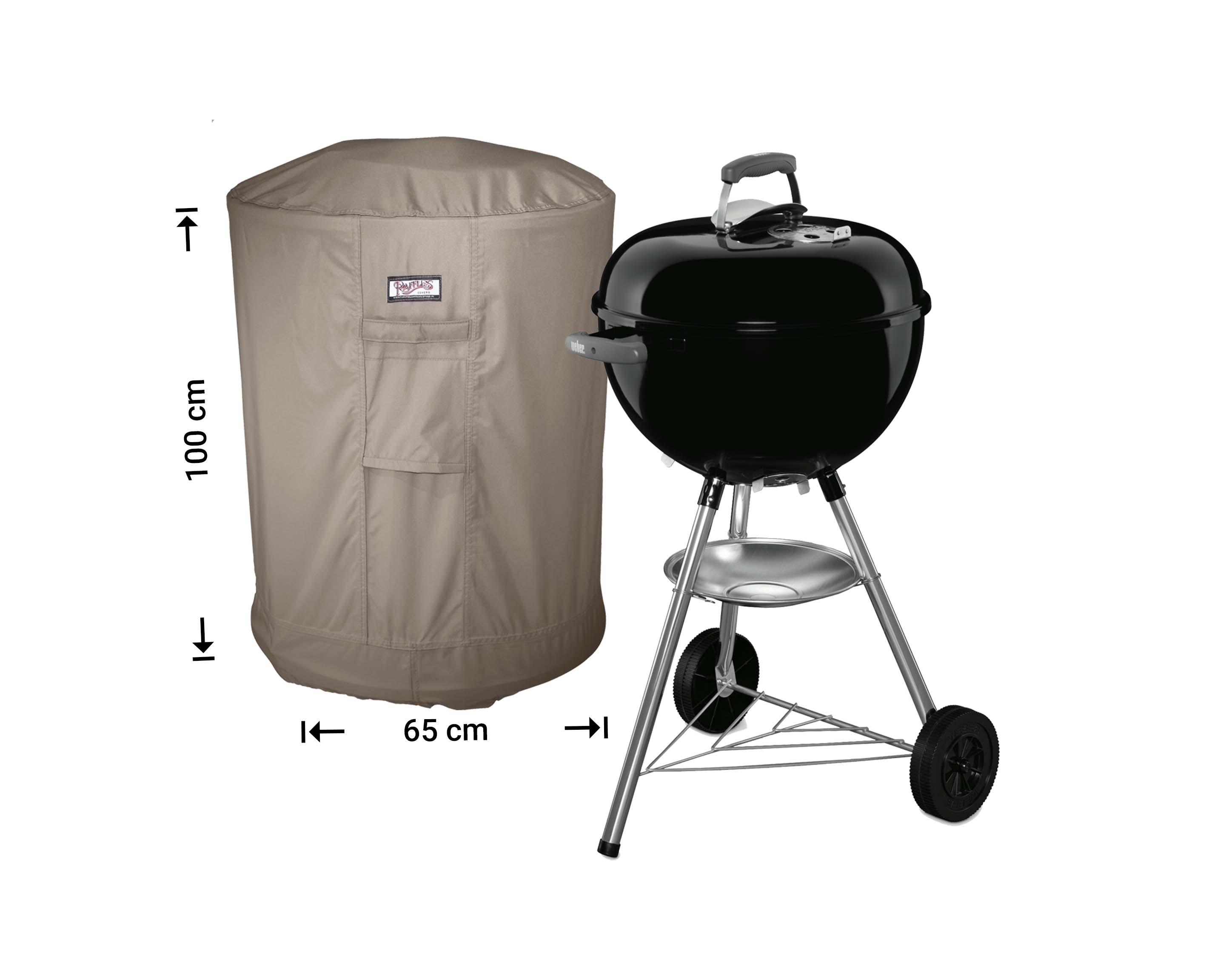 Cover for BBQ Ø 65 cm H: 100 cm